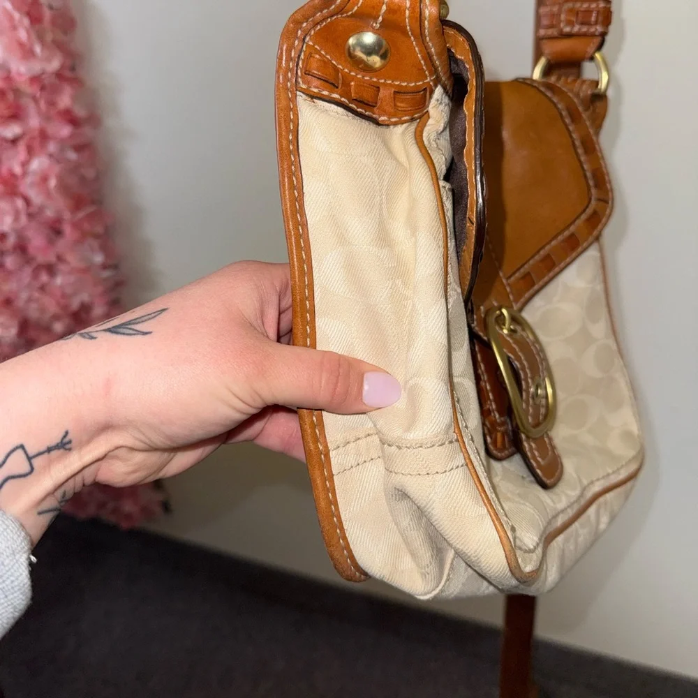 Coach Vintage Bleecker Signature Jacquard Flap Bag - Picture 7 of 9